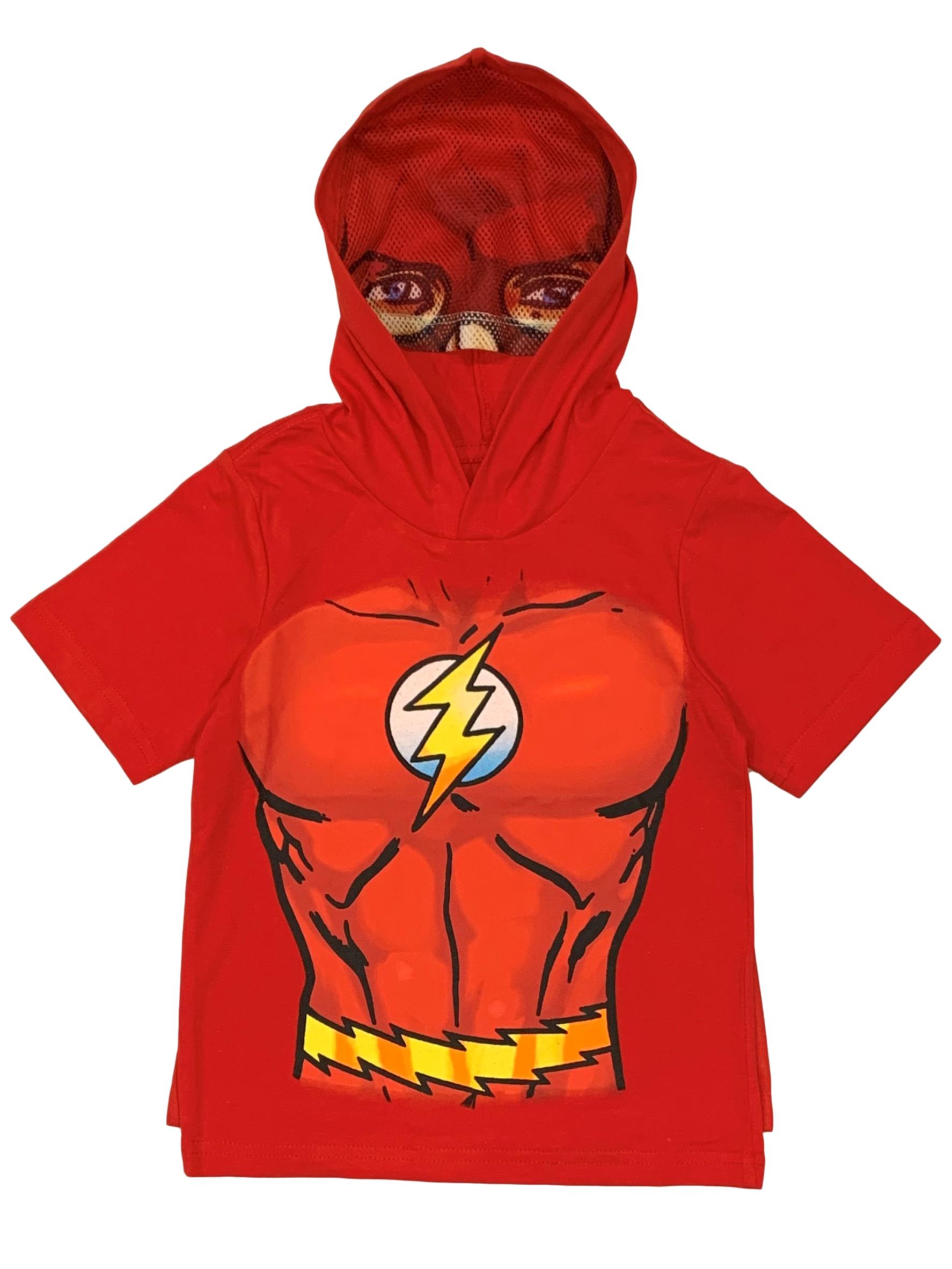 The Flash Hooded T-Shirt with Mask and Cape (Toddler Boys \u0026 Little Boys)